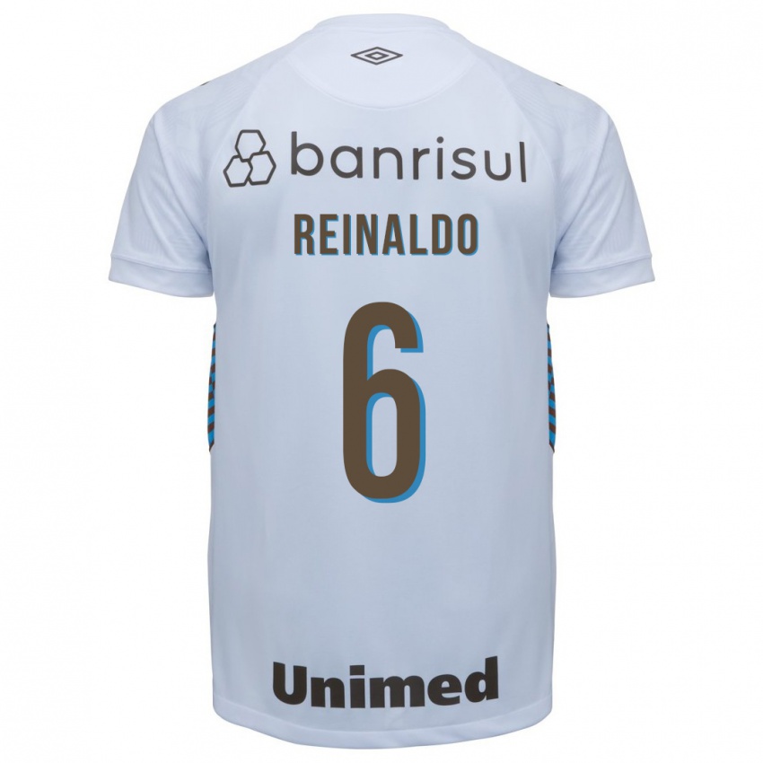 Børn Reinaldo #6 Hvid Udebane Spillertrøjer 2023/24 Trøje T-Shirt