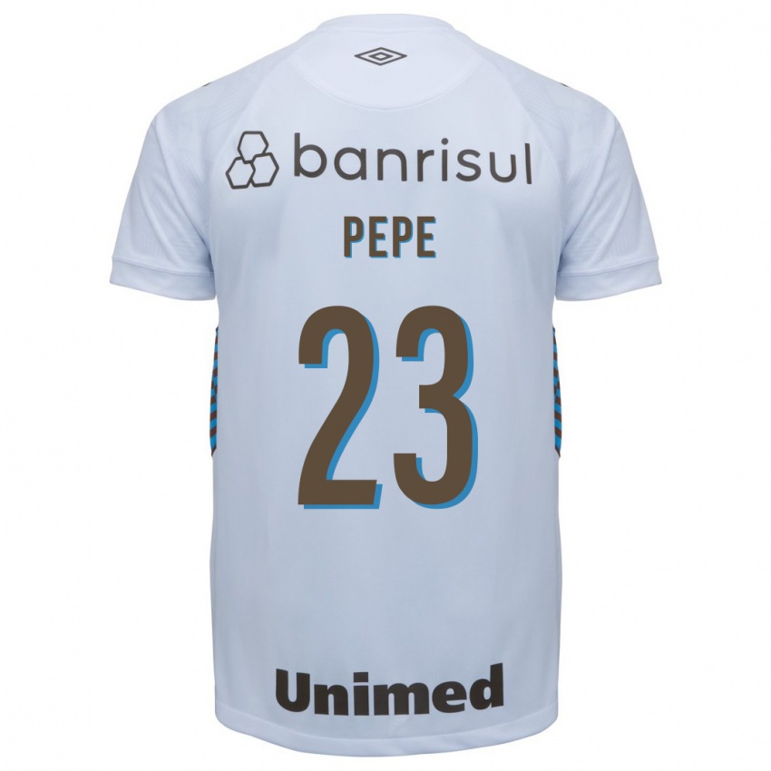 Børn Pepê #23 Hvid Udebane Spillertrøjer 2023/24 Trøje T-Shirt