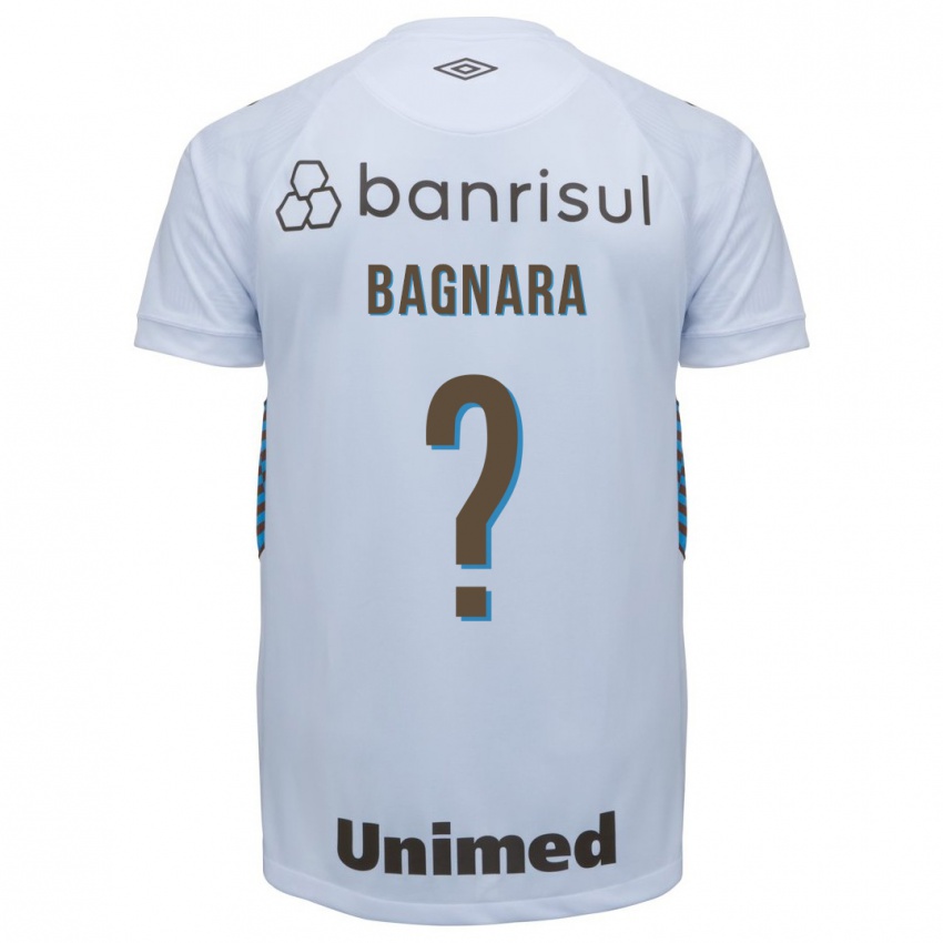 Børn Vinicius Bagnara #0 Hvid Udebane Spillertrøjer 2023/24 Trøje T-Shirt