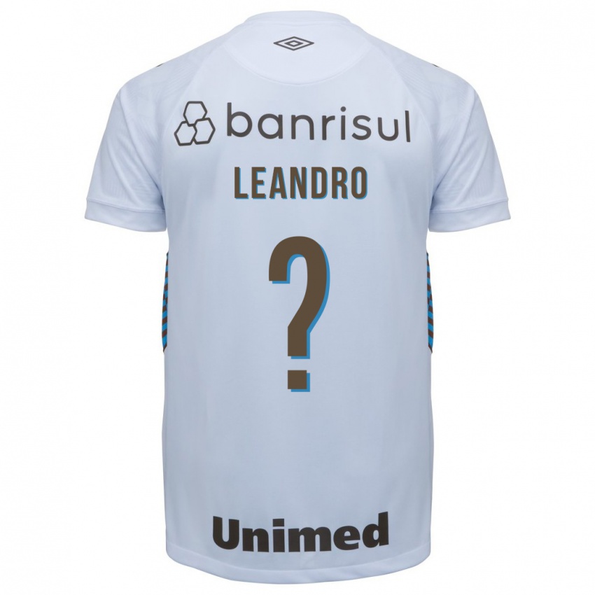Børn Leandro #0 Hvid Udebane Spillertrøjer 2023/24 Trøje T-Shirt