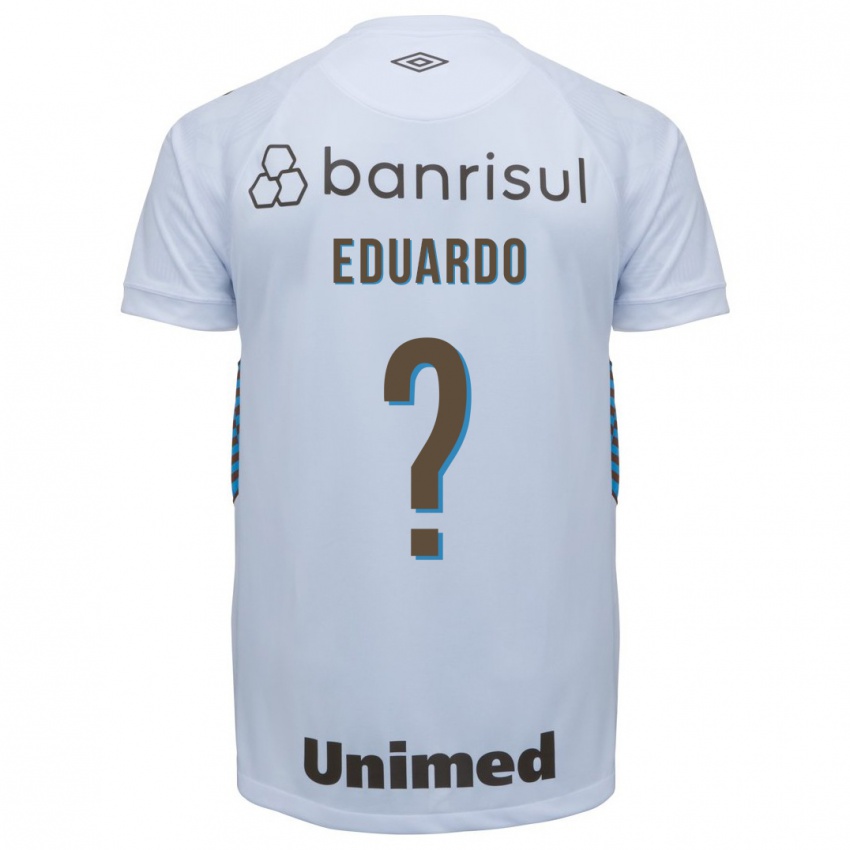 Børn Eduardo #0 Hvid Udebane Spillertrøjer 2023/24 Trøje T-Shirt