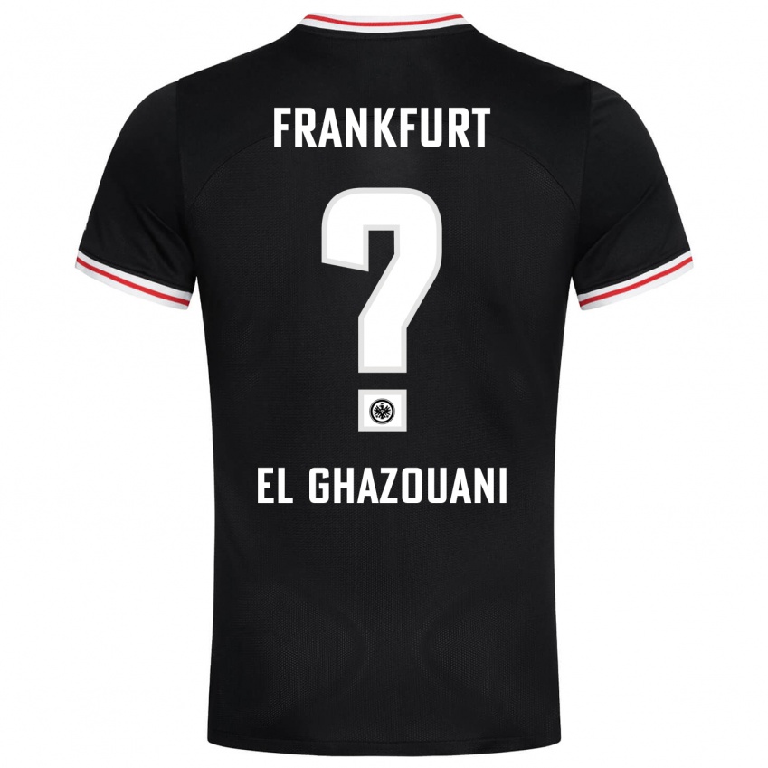 Børn Mohamed El Ghazouani #0 Sort Udebane Spillertrøjer 2023/24 Trøje T-Shirt