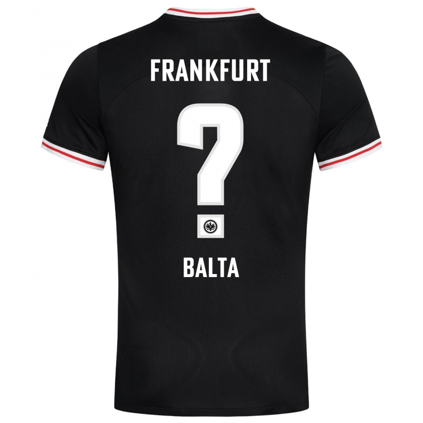 Børn Sahin Balta #0 Sort Udebane Spillertrøjer 2023/24 Trøje T-Shirt