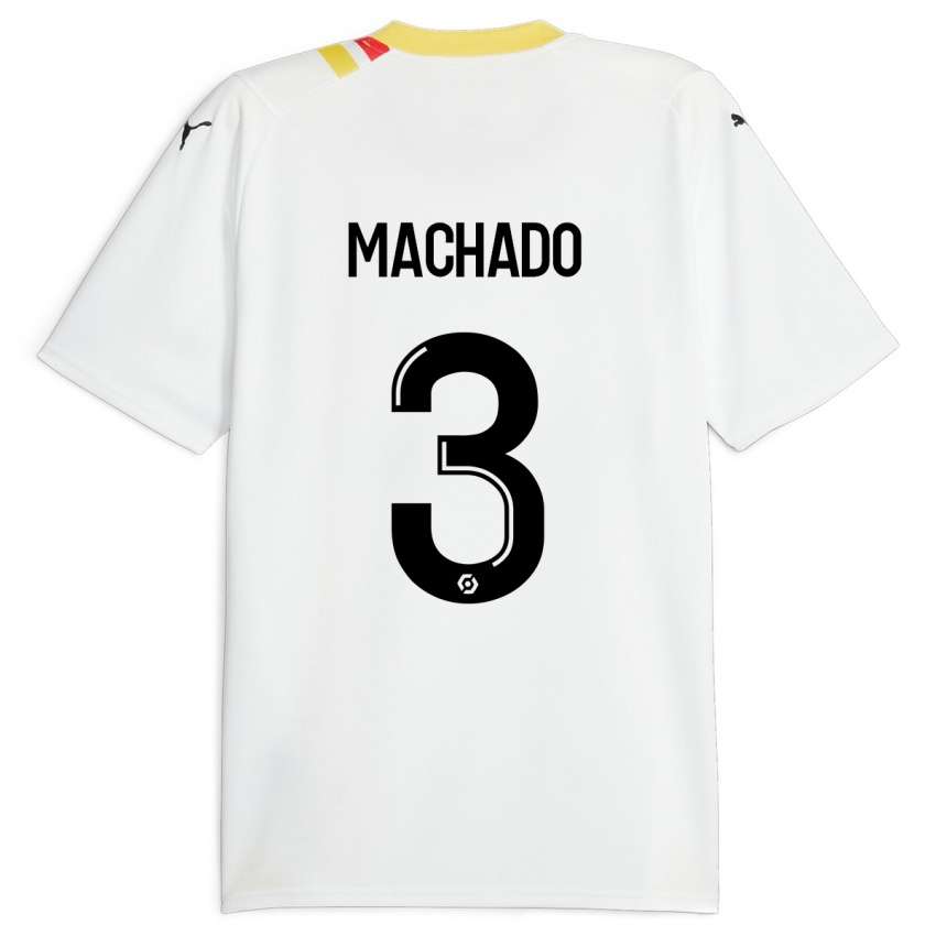 Børn Deiver Machado #3 Sort Udebane Spillertrøjer 2023/24 Trøje T-Shirt