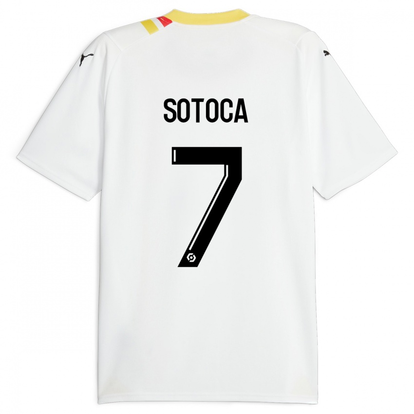 Børn Florian Sotoca #7 Sort Udebane Spillertrøjer 2023/24 Trøje T-Shirt