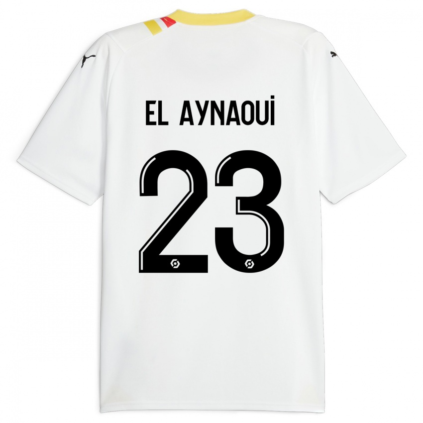 Børn Neil El Aynaoui #23 Sort Udebane Spillertrøjer 2023/24 Trøje T-Shirt