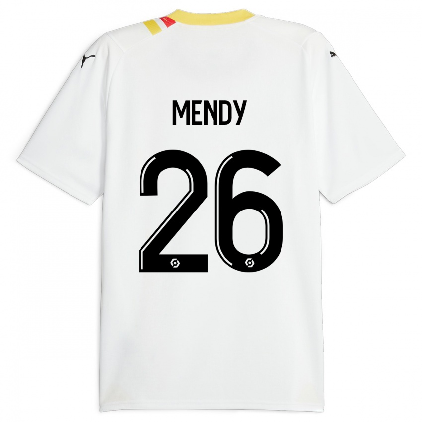 Børn Nampalys Mendy #26 Sort Udebane Spillertrøjer 2023/24 Trøje T-Shirt