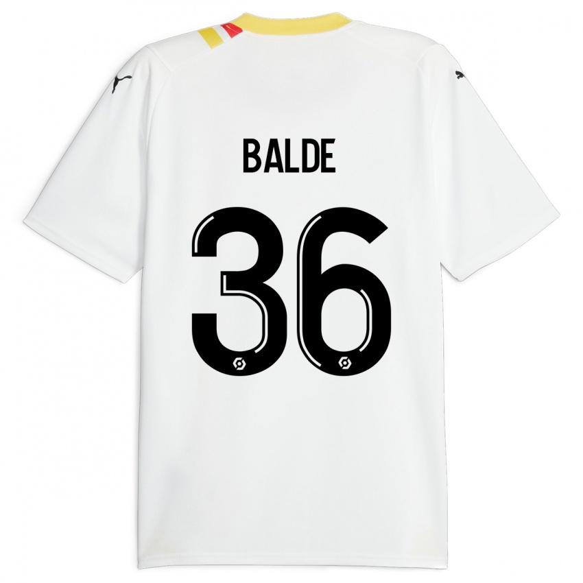 Børn Ibrahima Baldé #36 Sort Udebane Spillertrøjer 2023/24 Trøje T-Shirt