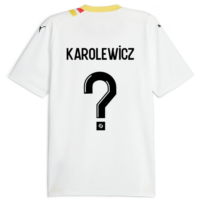 Børn Roman Karolewicz #0 Sort Udebane Spillertrøjer 2023/24 Trøje T-Shirt