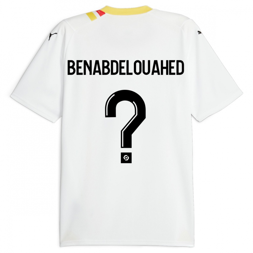 Børn Kaïs Benabdelouahed #0 Sort Udebane Spillertrøjer 2023/24 Trøje T-Shirt