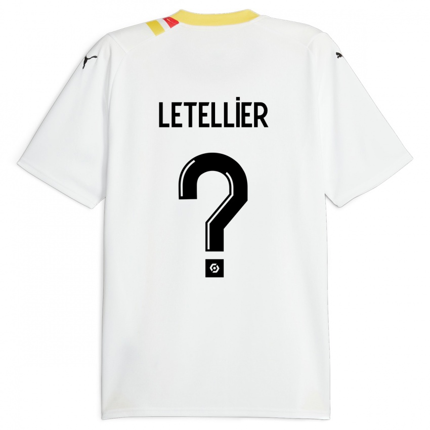 Børn Trévor Letellier #0 Sort Udebane Spillertrøjer 2023/24 Trøje T-Shirt