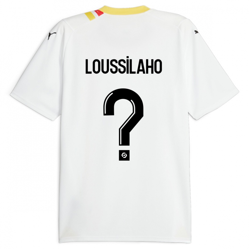 Børn Lenny Dziki Loussilaho #0 Sort Udebane Spillertrøjer 2023/24 Trøje T-Shirt