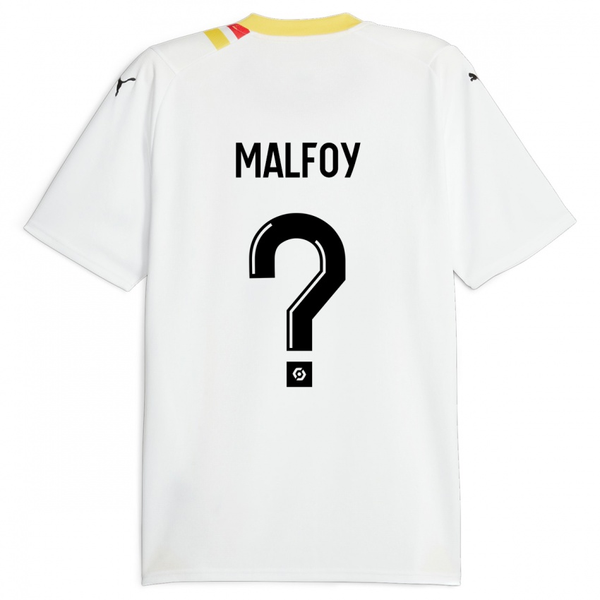 Børn Lucas Malfoy #0 Sort Udebane Spillertrøjer 2023/24 Trøje T-Shirt