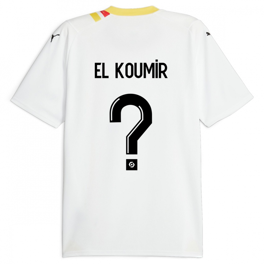 Børn Kaïna El Koumir #0 Sort Udebane Spillertrøjer 2023/24 Trøje T-Shirt