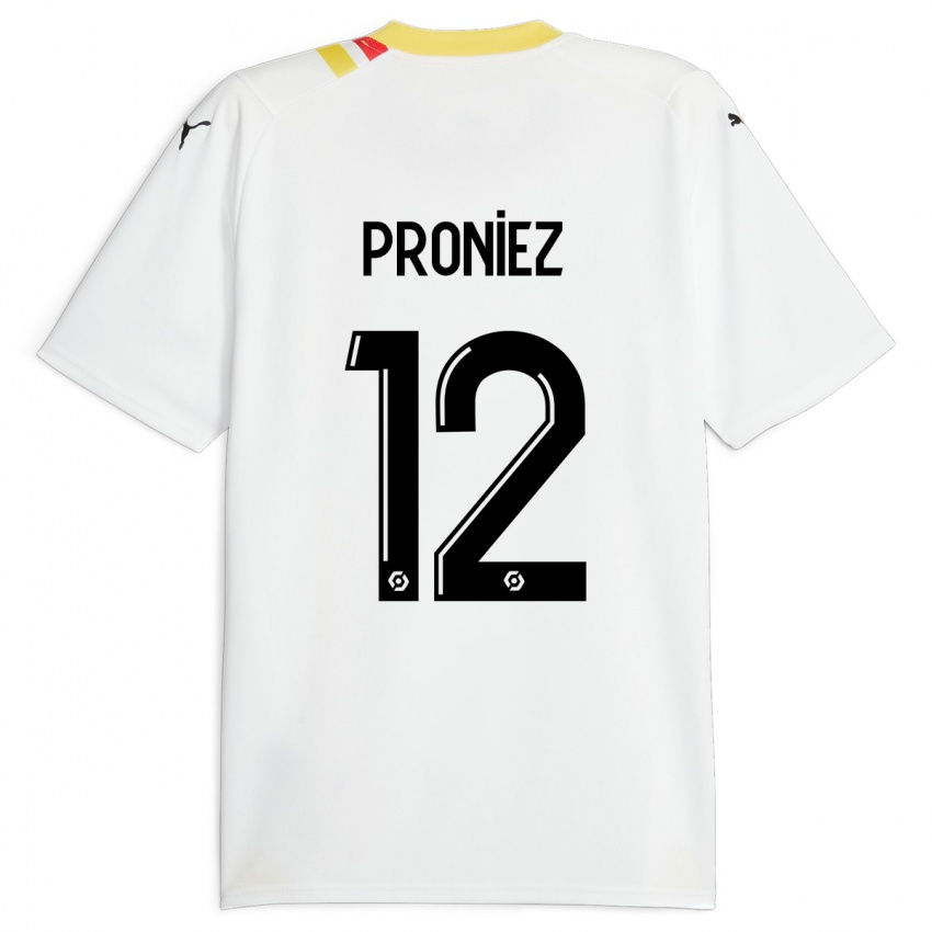 Børn Fany Proniez #12 Sort Udebane Spillertrøjer 2023/24 Trøje T-Shirt