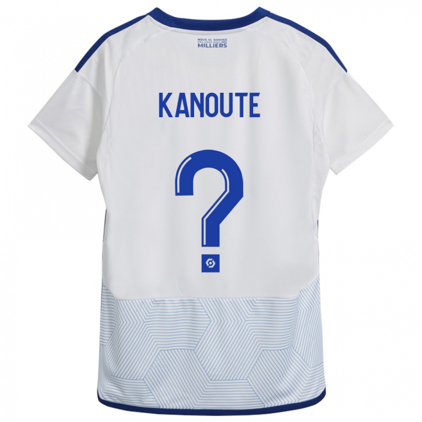 Børn Mahamadou Kanouté #0 Hvid Udebane Spillertrøjer 2023/24 Trøje T-Shirt