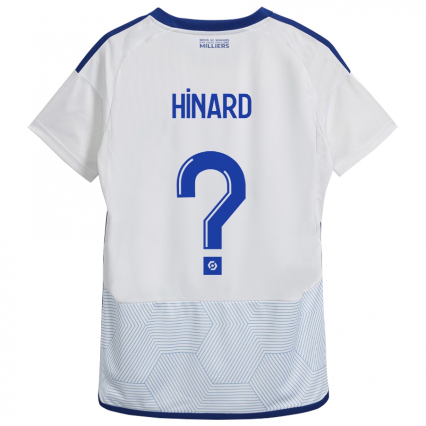 Børn Noa Hinard #0 Hvid Udebane Spillertrøjer 2023/24 Trøje T-Shirt