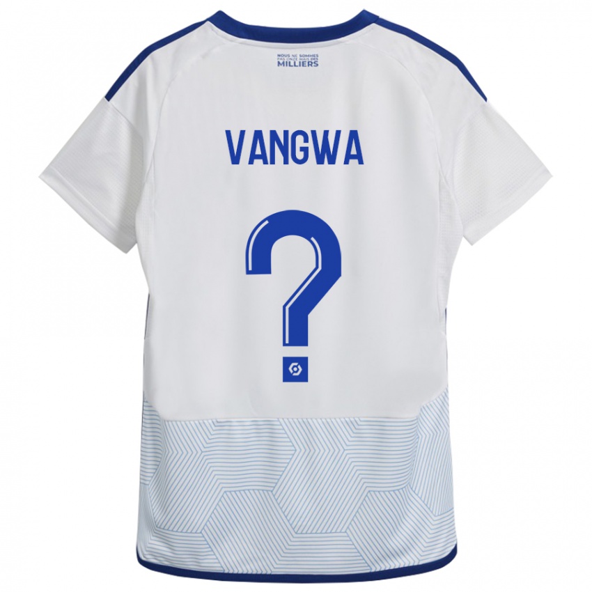 Børn Jilva Vangwa #0 Hvid Udebane Spillertrøjer 2023/24 Trøje T-Shirt