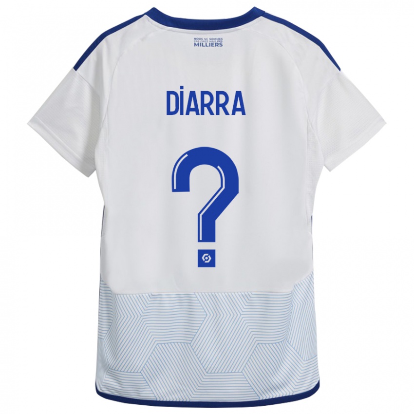 Børn Massaoly Diarra #0 Hvid Udebane Spillertrøjer 2023/24 Trøje T-Shirt