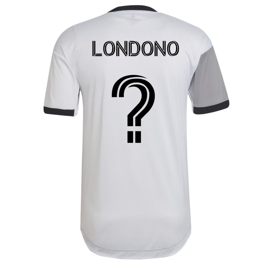 Børn Tyler Londono #0 Hvid Udebane Spillertrøjer 2023/24 Trøje T-Shirt