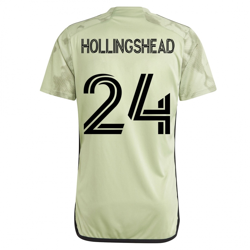 Børn Ryan Hollingshead #24 Grøn Udebane Spillertrøjer 2023/24 Trøje T-Shirt