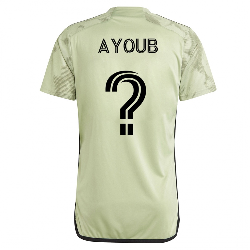 Børn Ryan Ayoub #0 Grøn Udebane Spillertrøjer 2023/24 Trøje T-Shirt