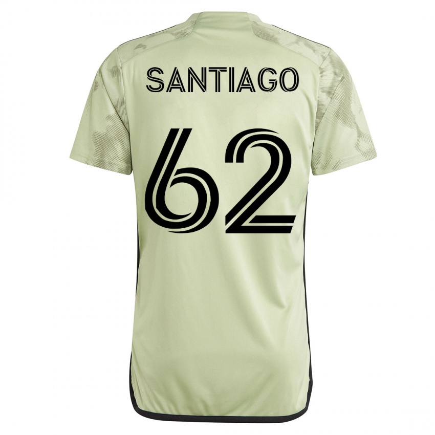 Børn Joshua Santiago #62 Grøn Udebane Spillertrøjer 2023/24 Trøje T-Shirt