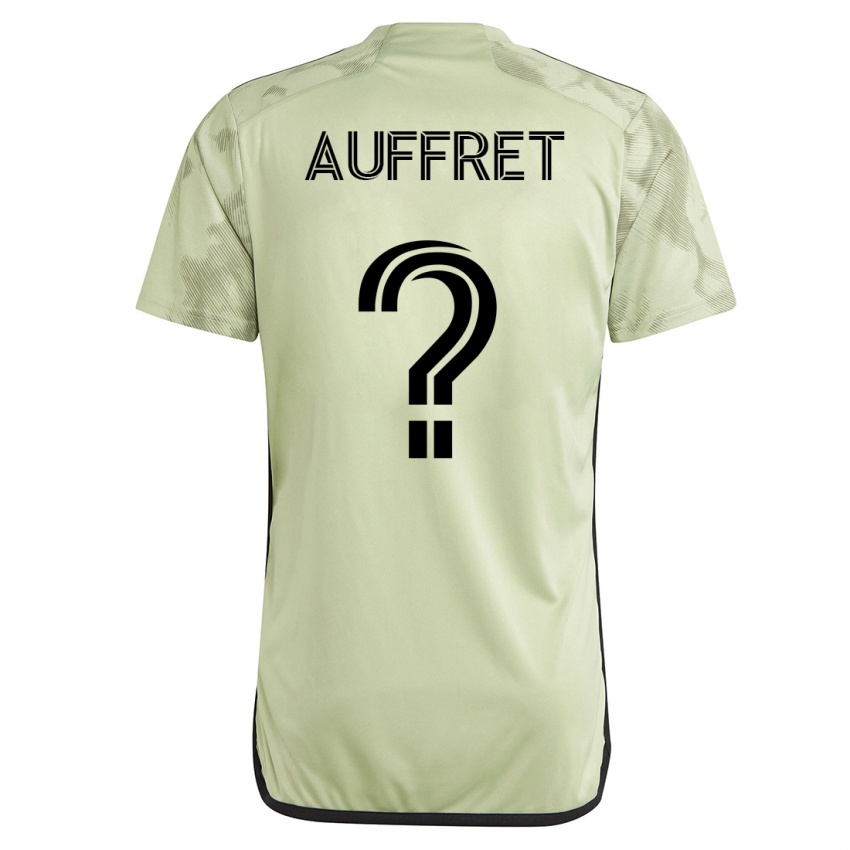 Børn Dylan Auffret #0 Grøn Udebane Spillertrøjer 2023/24 Trøje T-Shirt