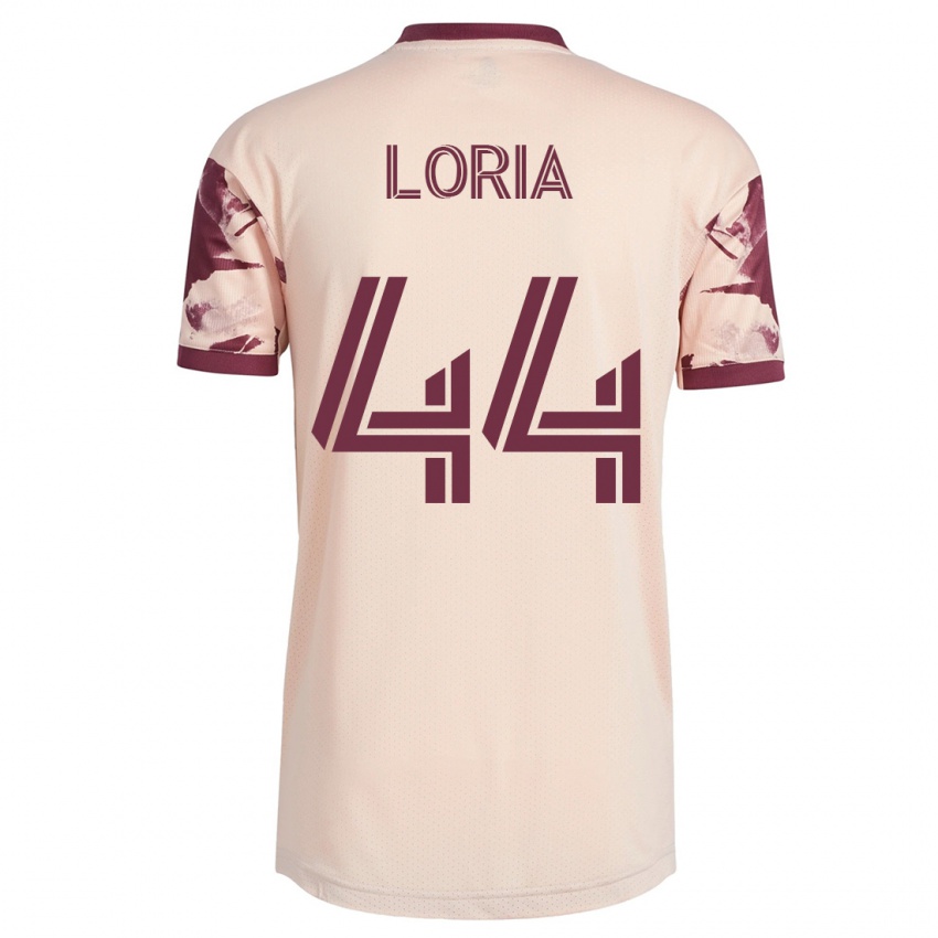 Børn Marvin Loría #44 Råhvid Udebane Spillertrøjer 2023/24 Trøje T-Shirt