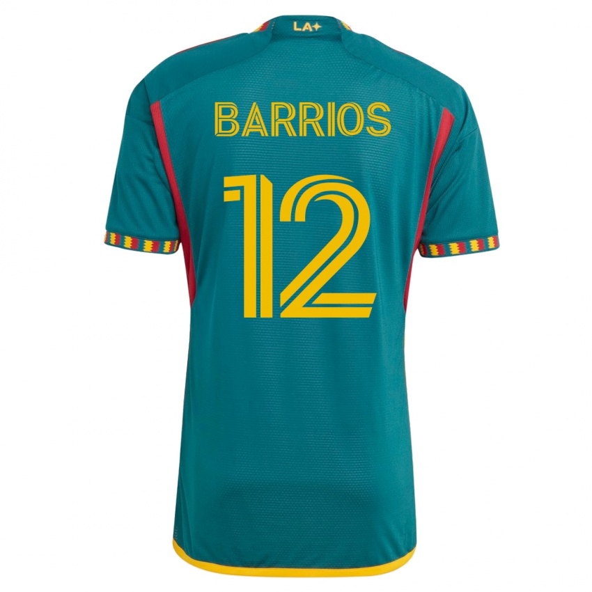 Børn Michael Barrios #12 Grøn Udebane Spillertrøjer 2023/24 Trøje T-Shirt