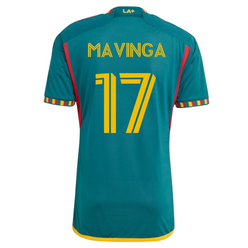 Børn Chris Mavinga #17 Grøn Udebane Spillertrøjer 2023/24 Trøje T-Shirt