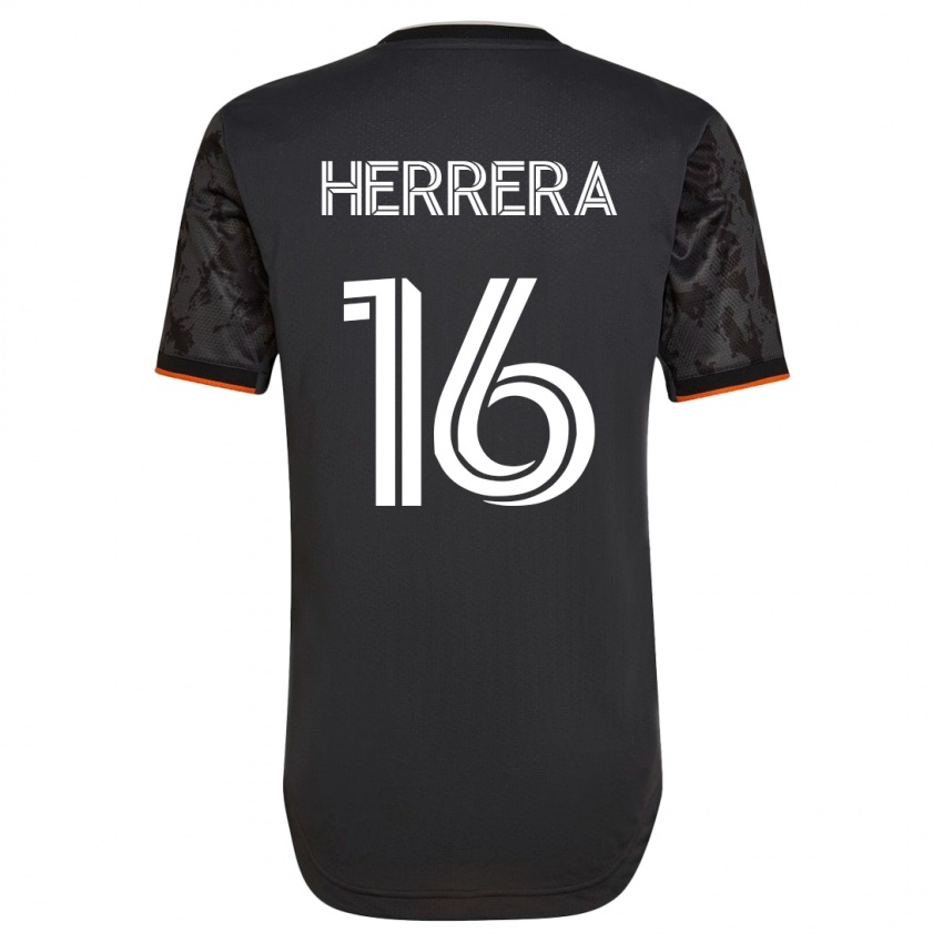 Børn Hector Herrera #16 Sort Udebane Spillertrøjer 2023/24 Trøje T-Shirt