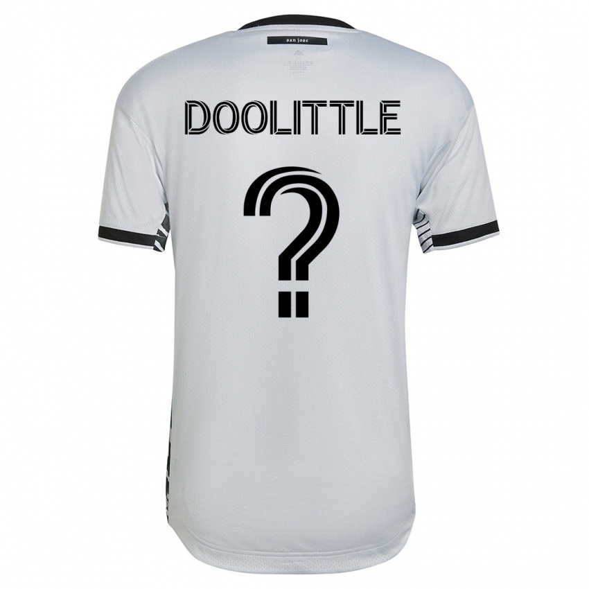 Børn Brooks Doolittle #0 Hvid Udebane Spillertrøjer 2023/24 Trøje T-Shirt