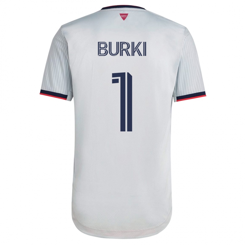 Børn Roman Bürki #1 Hvid Udebane Spillertrøjer 2023/24 Trøje T-Shirt