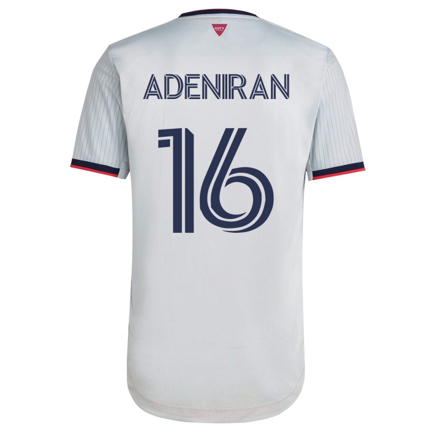 Børn Samuel Adeniran #16 Hvid Udebane Spillertrøjer 2023/24 Trøje T-Shirt
