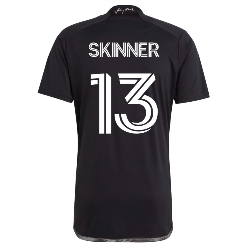 Børn Joey Skinner #13 Sort Udebane Spillertrøjer 2023/24 Trøje T-Shirt