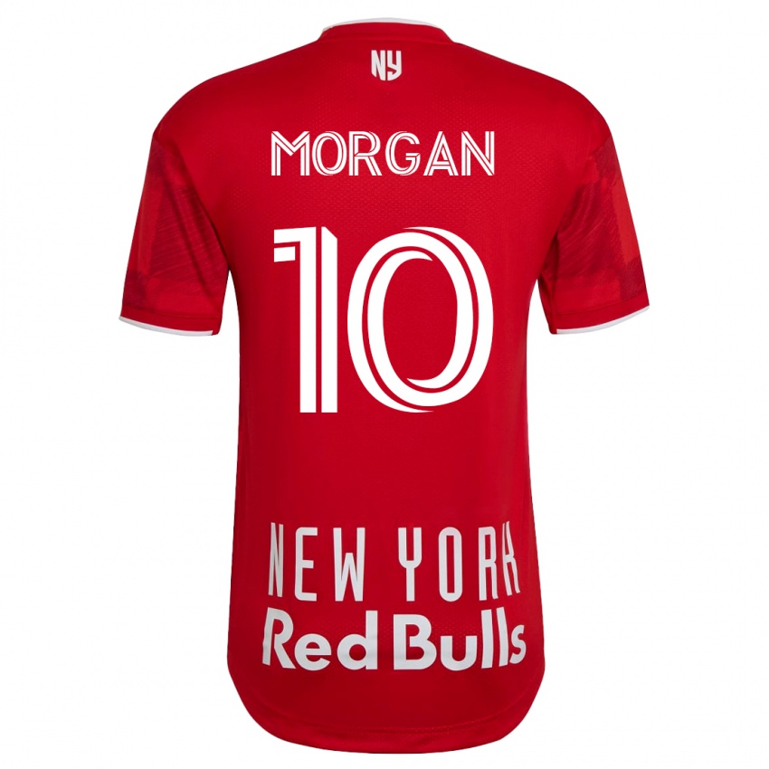 Børn Lewis Morgan #10 Beige-Guld Udebane Spillertrøjer 2023/24 Trøje T-Shirt