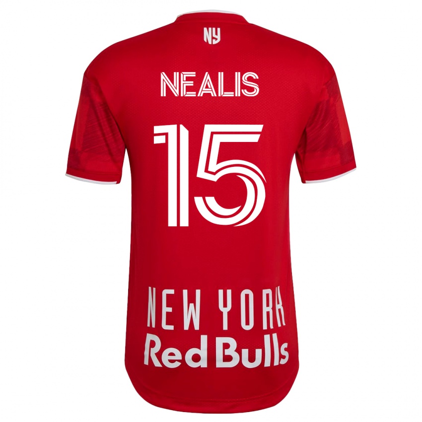 Børn Sean Nealis #15 Beige-Guld Udebane Spillertrøjer 2023/24 Trøje T-Shirt