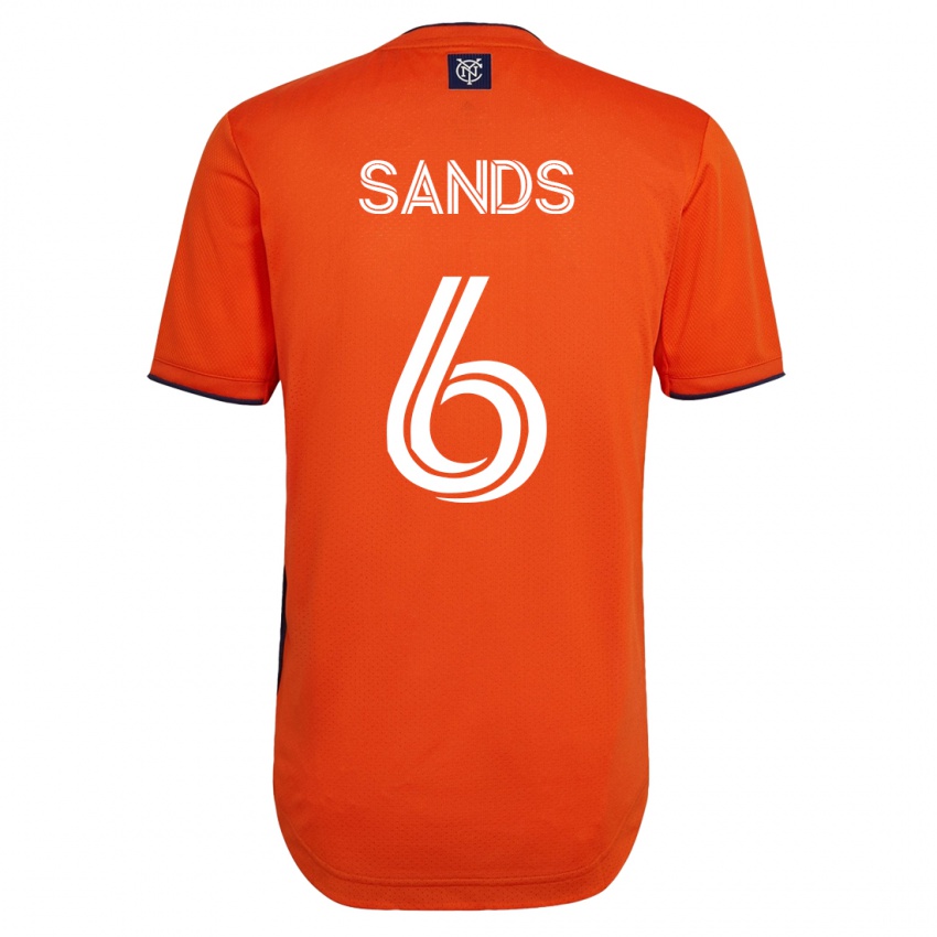 Børn James Sands #6 Sort Udebane Spillertrøjer 2023/24 Trøje T-Shirt