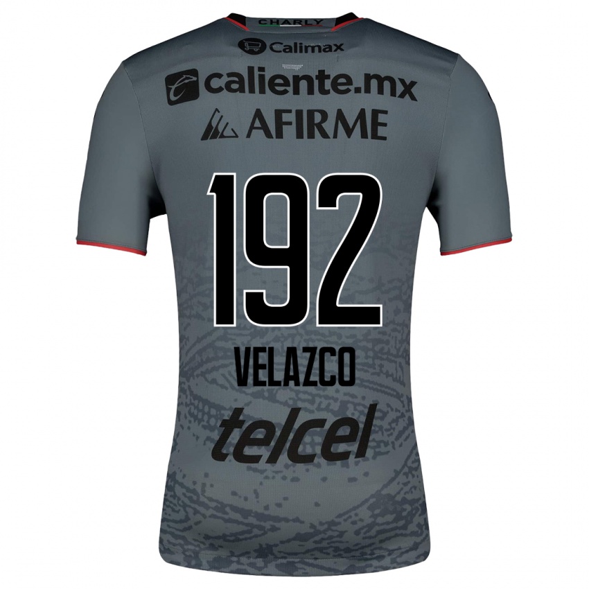 Børn Emiliano Velazco #192 Grå Udebane Spillertrøjer 2023/24 Trøje T-Shirt