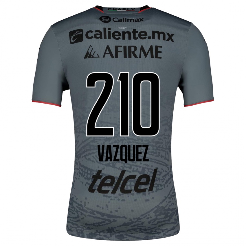 Børn Daniel Vázquez #210 Grå Udebane Spillertrøjer 2023/24 Trøje T-Shirt