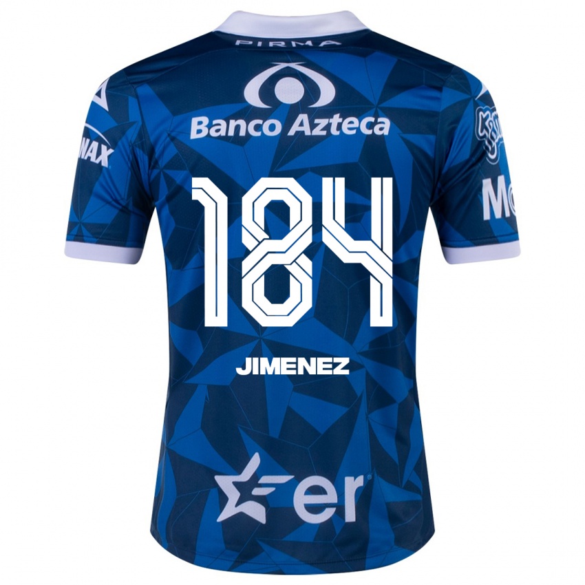 Børn Leonardo Jiménez #184 Blå Udebane Spillertrøjer 2023/24 Trøje T-Shirt
