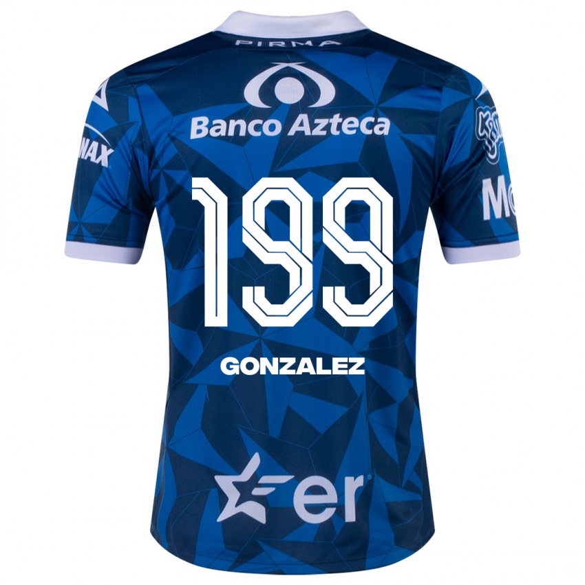 Børn Samuel González #199 Blå Udebane Spillertrøjer 2023/24 Trøje T-Shirt