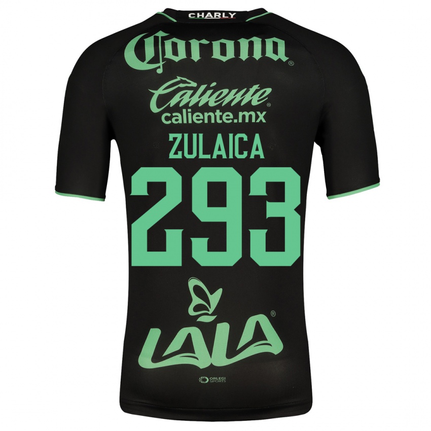 Børn José Zulaica #293 Sort Udebane Spillertrøjer 2023/24 Trøje T-Shirt