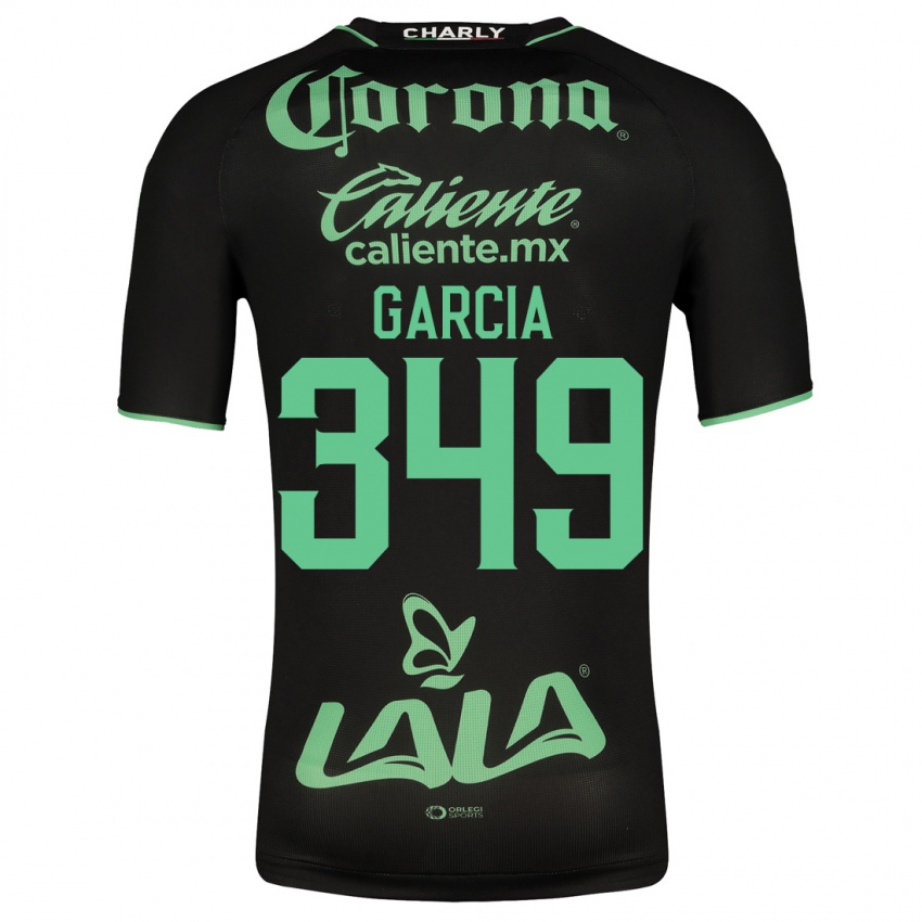 Børn Diego García #349 Sort Udebane Spillertrøjer 2023/24 Trøje T-Shirt