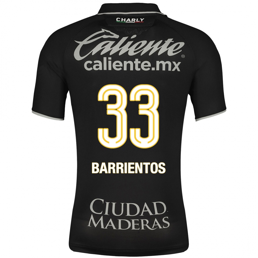 Børn Yashira Barrientos #33 Sort Udebane Spillertrøjer 2023/24 Trøje T-Shirt