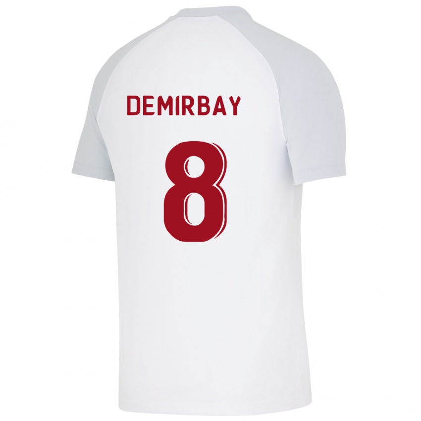 Børn Kerem Demirbay #8 Hvid Udebane Spillertrøjer 2023/24 Trøje T-Shirt