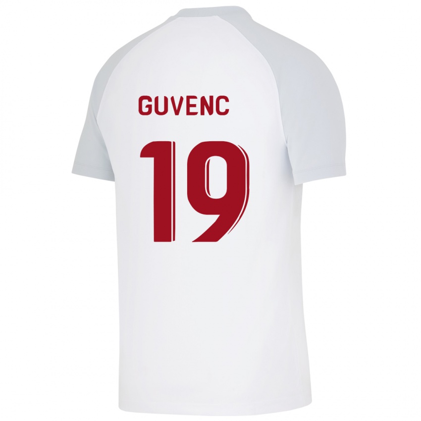 Børn Günay Güvenç #19 Hvid Udebane Spillertrøjer 2023/24 Trøje T-Shirt