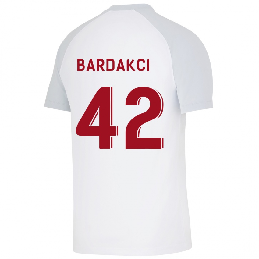 Børn Abdülkerim Bardakcı #42 Hvid Udebane Spillertrøjer 2023/24 Trøje T-Shirt