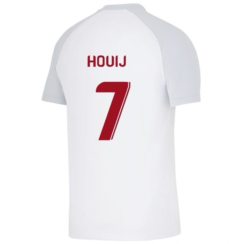 Børn Mariem Houij #7 Hvid Udebane Spillertrøjer 2023/24 Trøje T-Shirt